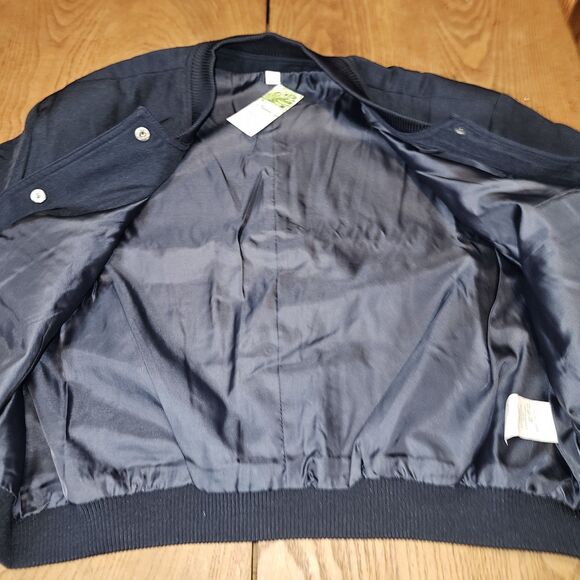 Amy Babe Women’s L Cropped Bomber / Varsity Shacket Jacket – Street / Athleisure - Picture 4 of 10